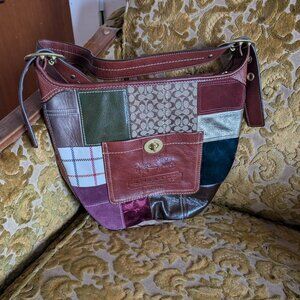 Coach Holiday Patchwork Bag